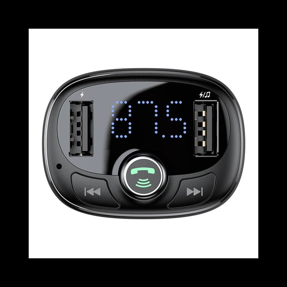 Baseus T-typed S-09 Transmitter FM Bluetooth (black) - 6