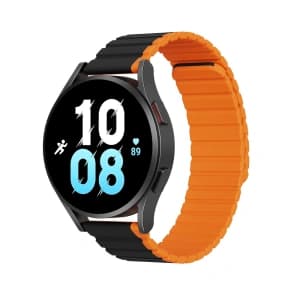 Dux Ducis Magnetic Strap (22mm LD Version) Samsung Galaxy Watch 3 45mm/S3/Huawei Watch Ultimate/GT3 SE 46mm black-orange