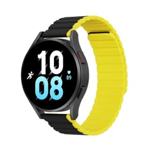 Dux Ducis Magnetic Strap (22mm LD Version) Samsung Galaxy Watch 3 45mm/S3/Huawei Watch Ultimate/GT3 SE 46mm black-yellow
