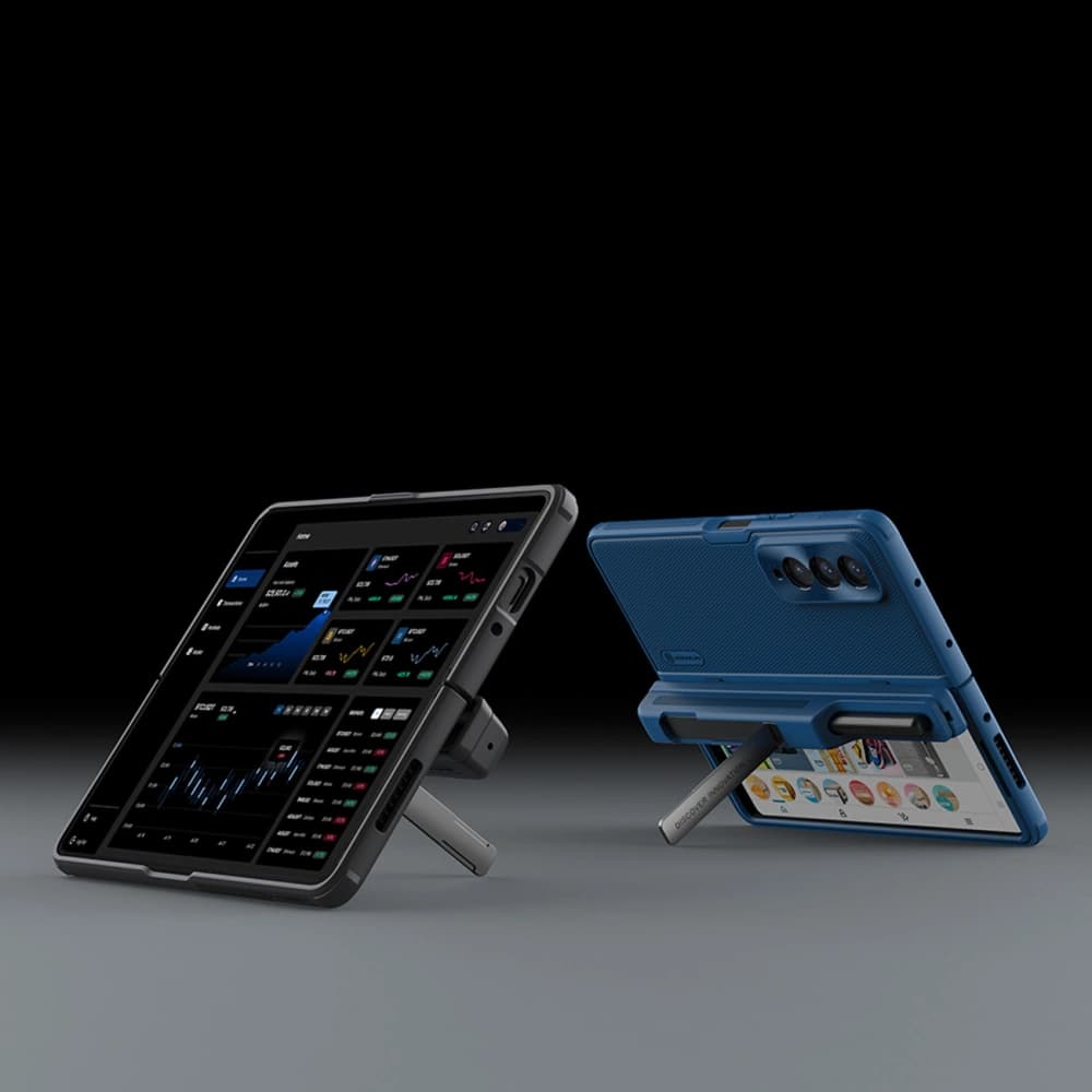 Nillkin Samsung Tasche Super Frosted Shield Galaxy Z Fold 4 schwarz - 10