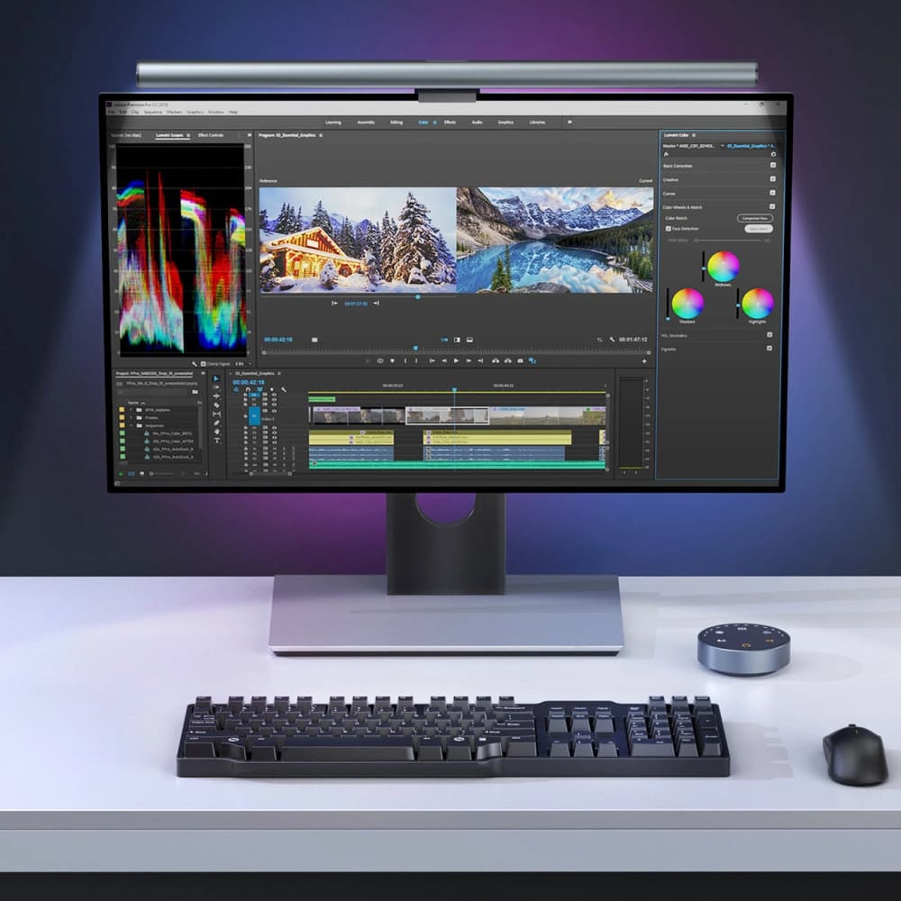 Choetech Monitorleuchte Elesense E1129 LED schwarz [2 PACK] - 3