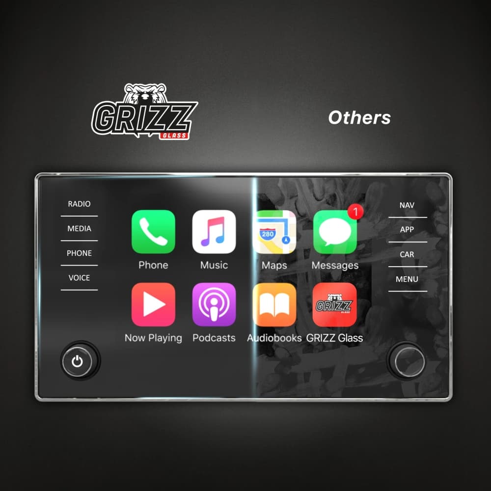 Matte GrizzGlass CarDisplay Protection Skoda Karoq 8" Bolero (2017-2025) - 8