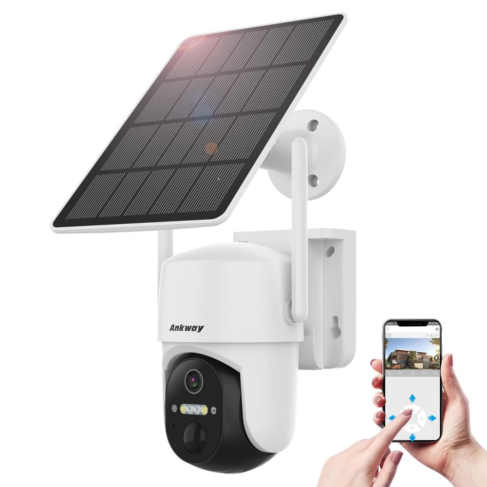 Choetech ASC005 Camera WiFi with Android/iOS app + solar panel 5W - 1