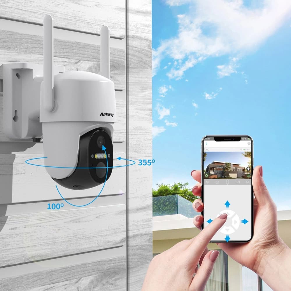 Choetech ASC005 Camera WiFi with Android/iOS app + solar panel 5W - 3