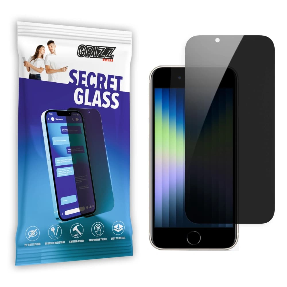 GrizzGlass Matte SecretGlass Apple iPhone SE 2020 - 1