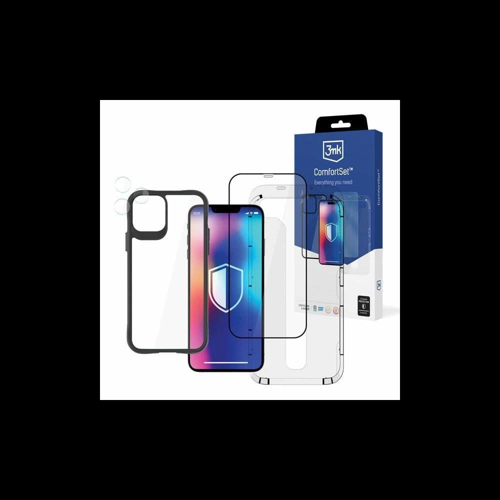 3MK Comfort Set 4in1 Case + Camera Glass + Screen Glass Apple iPhone 11 Pro Max - 1