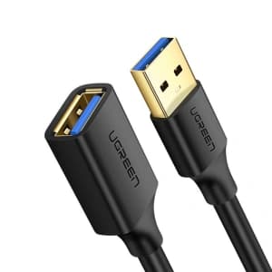 Kabel przedłużacz UGREEN US129 USB-A 3.0/USB-A 3.0 2m czarny