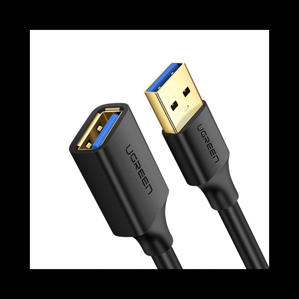 UGREEN US129 Cable Extension USB-A 3.0/USB-A 3.0 2m black - 1