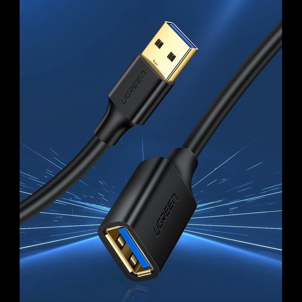 UGREEN US129 Cable Extension USB-A 3.0/USB-A 3.0 2m black - 2