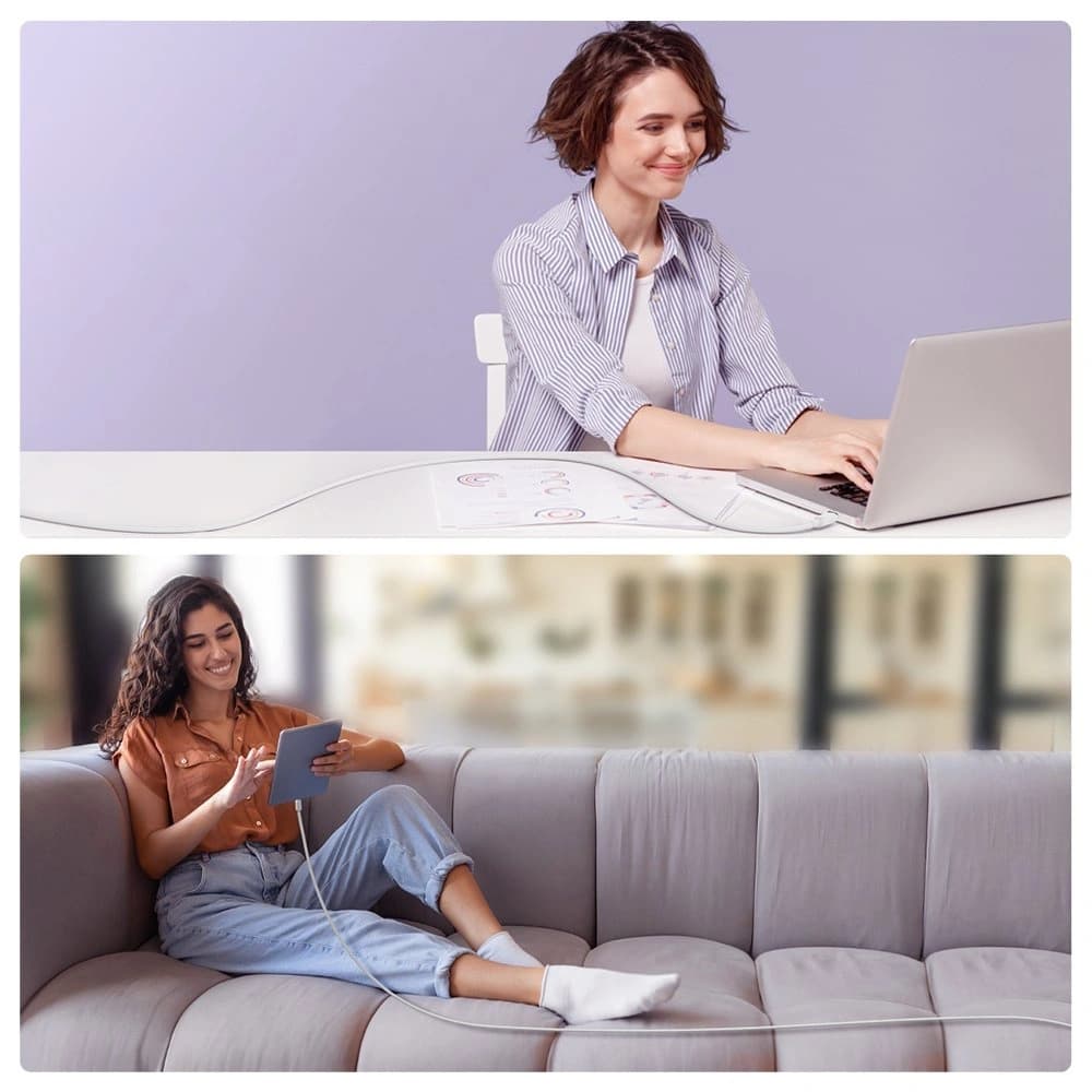 Joyroom Kabel S-AL012A14 USB-A/Blitz 2,4A 1,2m weiß - 5