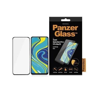 Szkło hartowane PanzerGlass E2E Regular Xiaomi Redmi Note 9S/9 Pro/9 Pro Max Case Friendly czarny/black