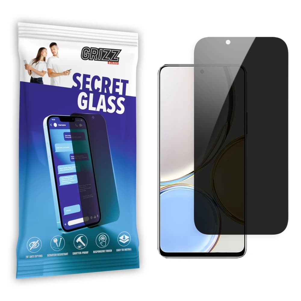 Matowe szkło prywatyzujące GrizzGlass SecretGlass do Honor X9 4G - 1