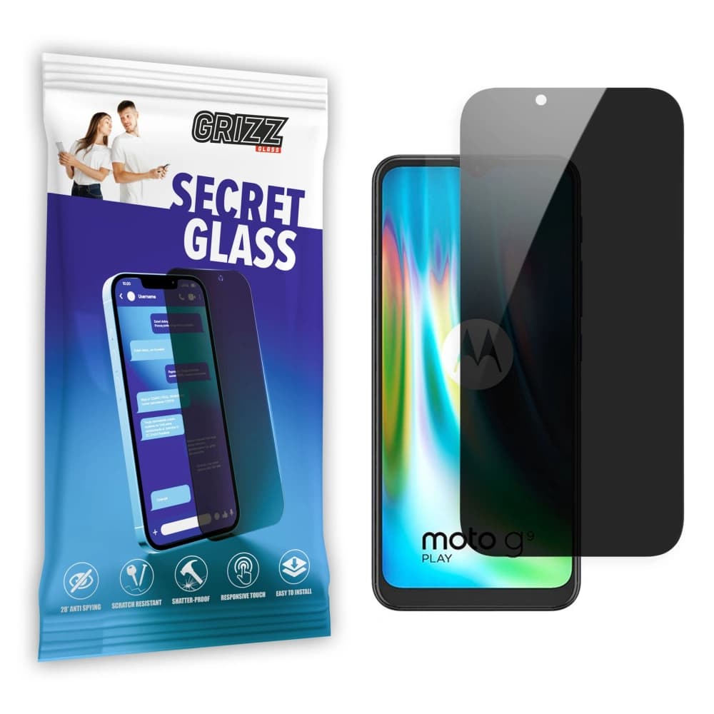 GrizzGlass Matte SecretGlass Motorola Moto G9 Play - 1