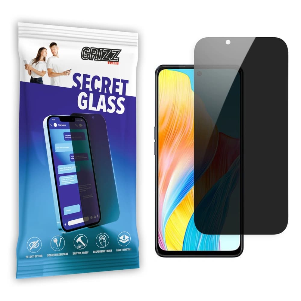 GrizzGlass Matte SecretGlass Oppo A1 - 1