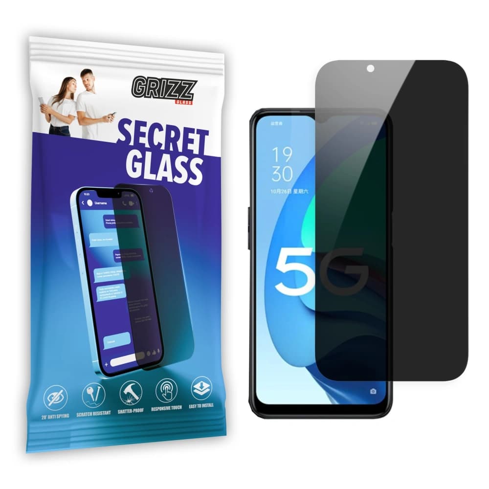 GrizzGlass Matte SecretGlass Oppo A56s - 1