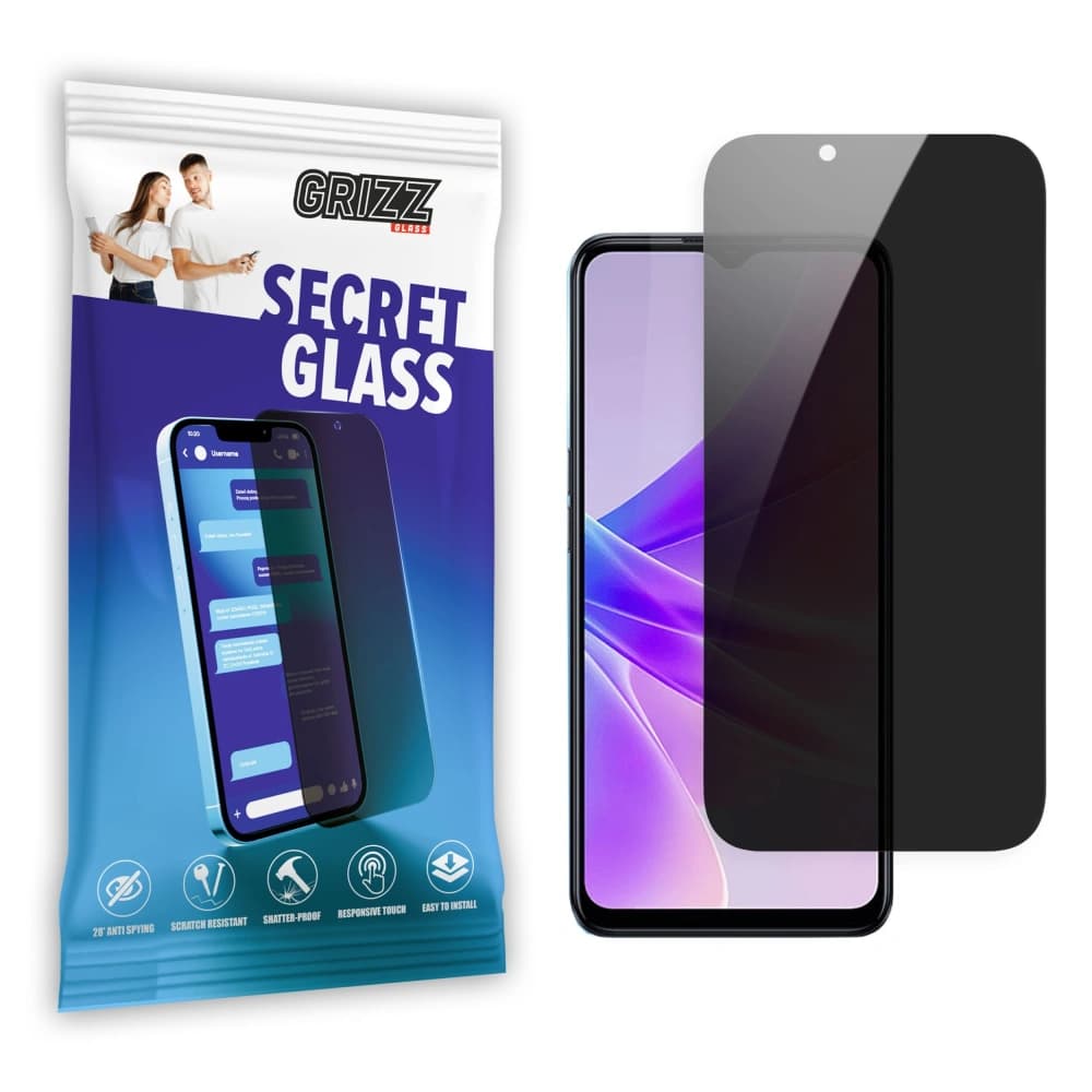 GrizzGlass Matte SecretGlass Oppo A77 5G - 1