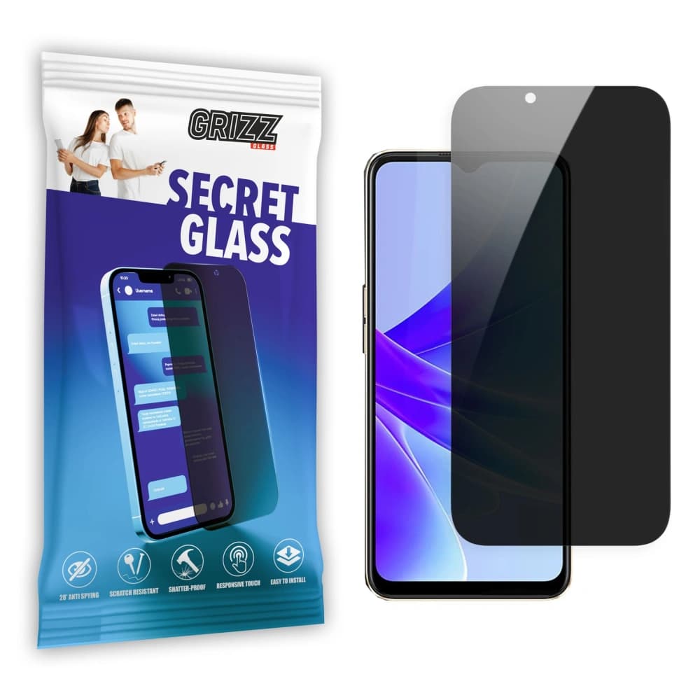 GrizzGlass Matte SecretGlass Oppo A77s - 1