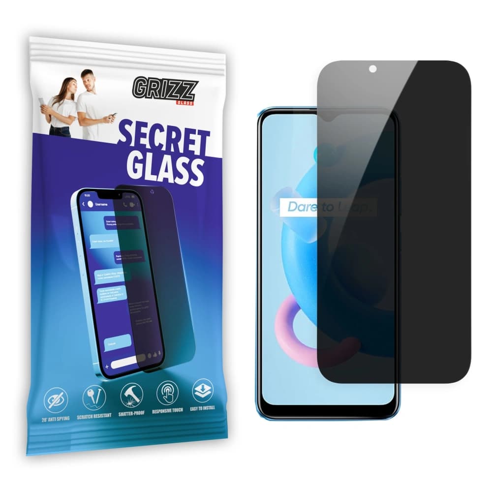 GrizzGlass Matte SecretGlass Realme C20A - 1