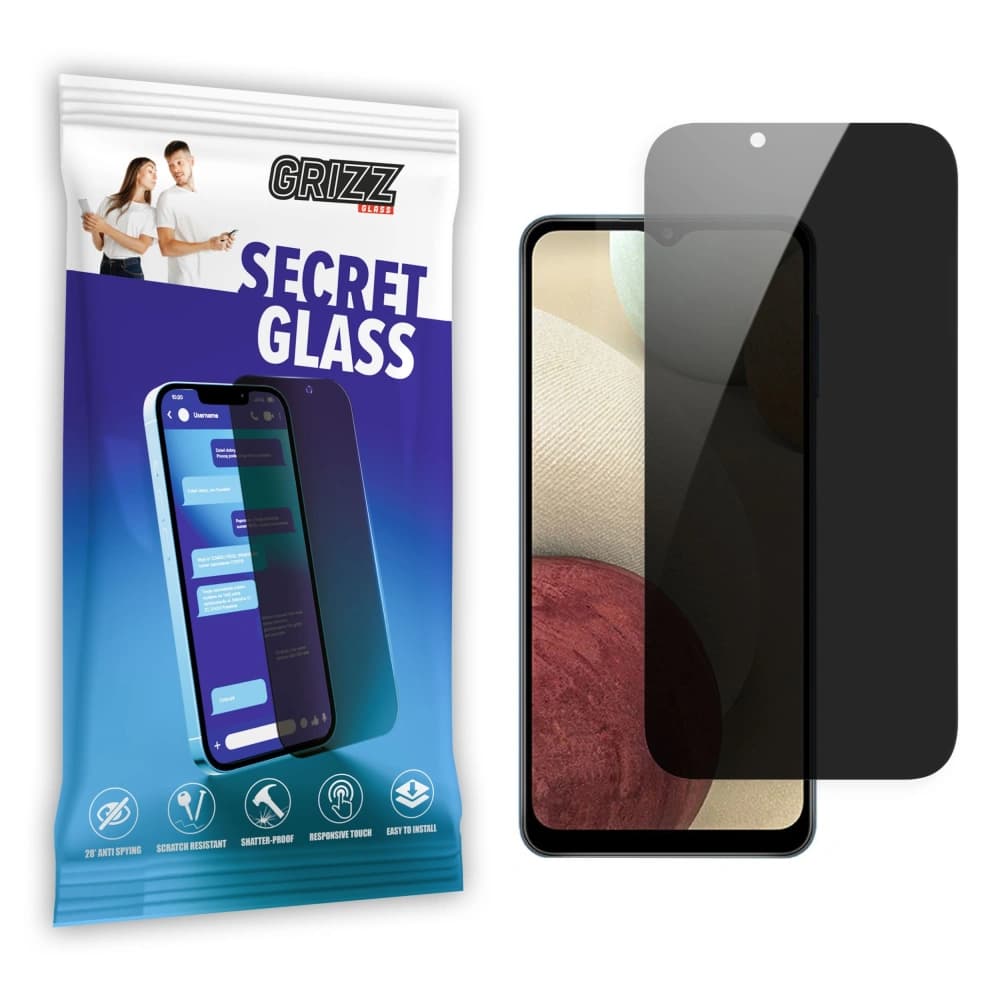 GrizzGlass Matte SecretGlass Samsung Galaxy A12 - 1