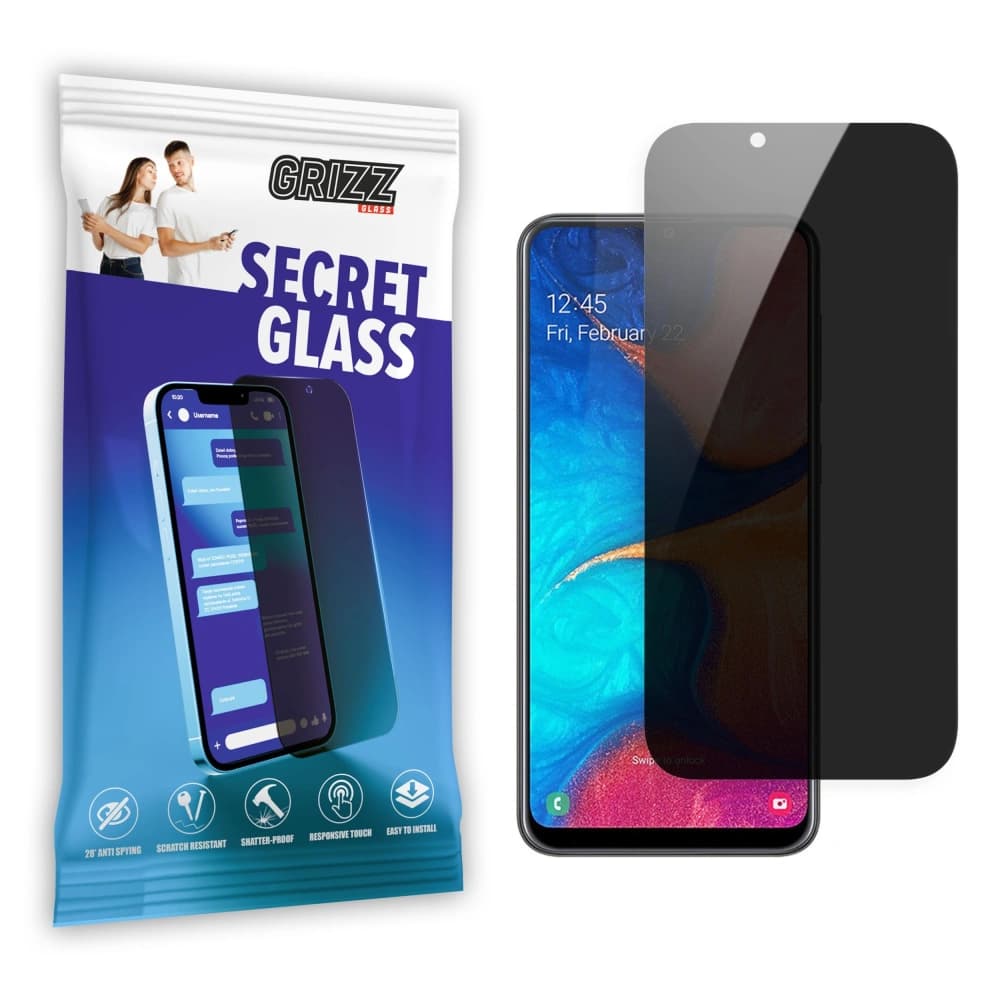 GrizzGlass Matte SecretGlass Samsung Galaxy A20e - 1