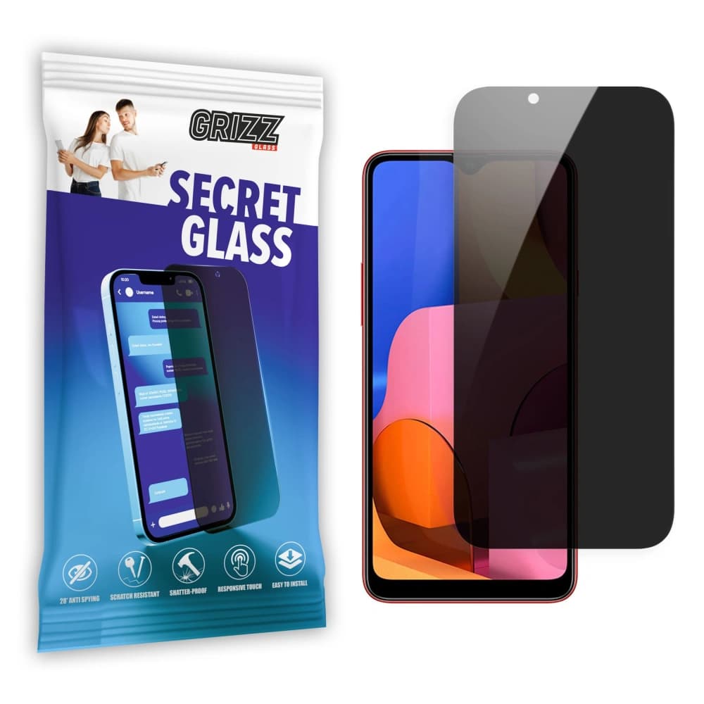 GrizzGlass Matte SecretGlass Samsung Galaxy A20s - 1