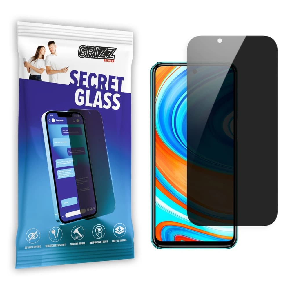 GrizzGlass Matte SecretGlass Xiaomi Redmi Note 9 Pro 5G - 1