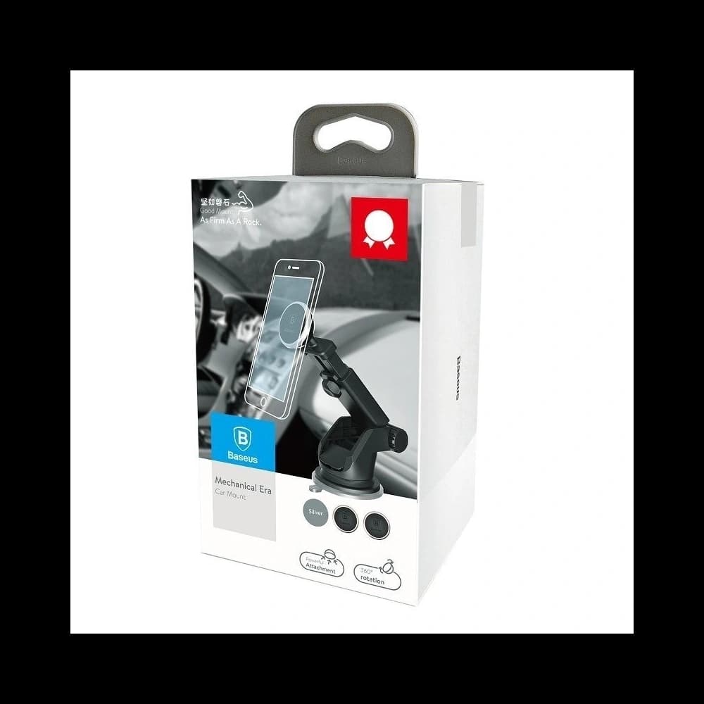 Baseus Solid Series Dashboard Car Mount Silver - 7