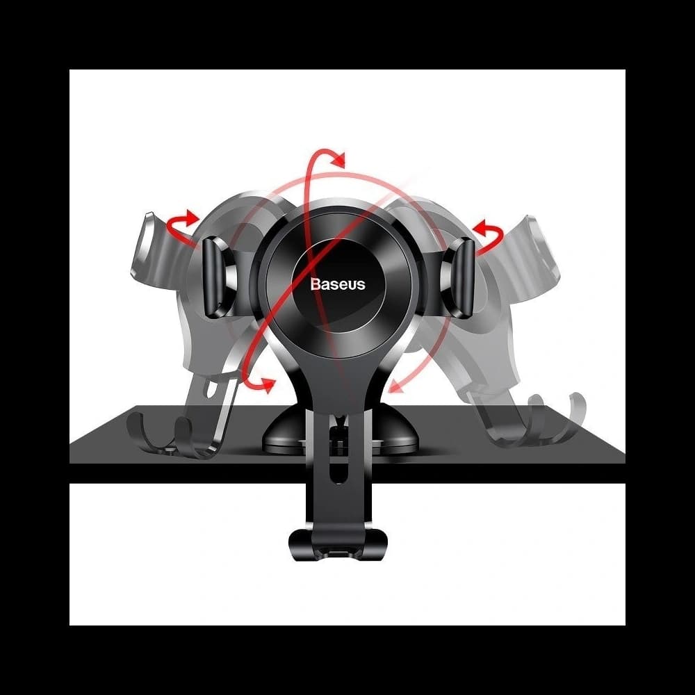 Gravitationshalterung Baseus Osculum für das Telefon (schwarz) - 4