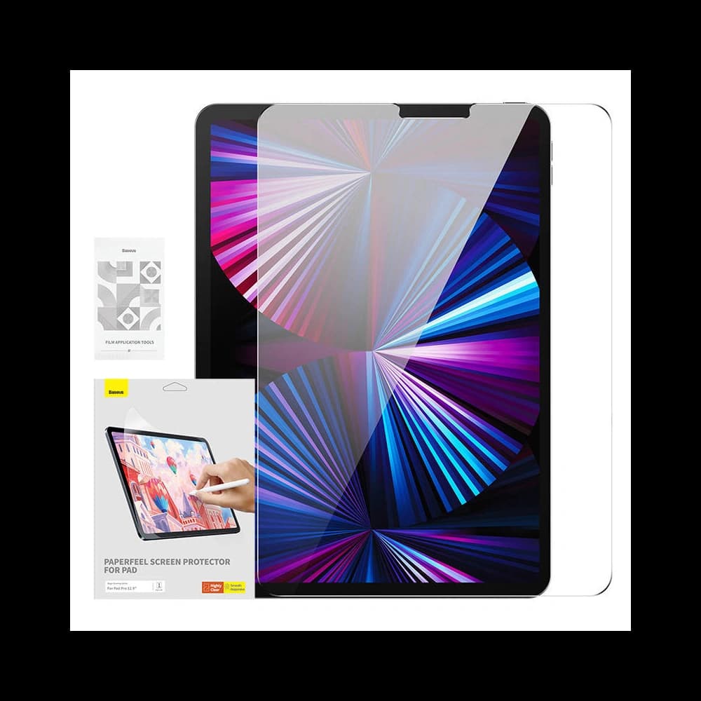 Baseus Apple Bildschirmfolie Paperfeel iPad Pro 12.9 2018/2020/2021/2022 (3., 4., 5. und 6. Generation) Klar - 1
