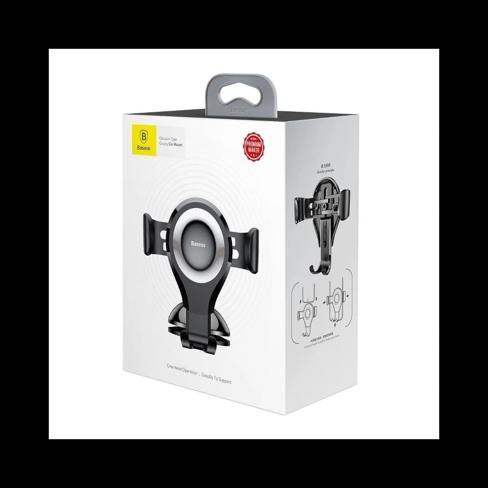 Auto-Greifhalter Baseus Osculum für das Telefon (silber) - 10