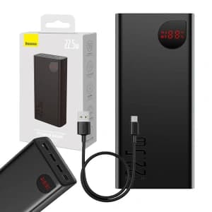 Baseus Powerbank Adaman 40000mAh 22.5W (schwarz)