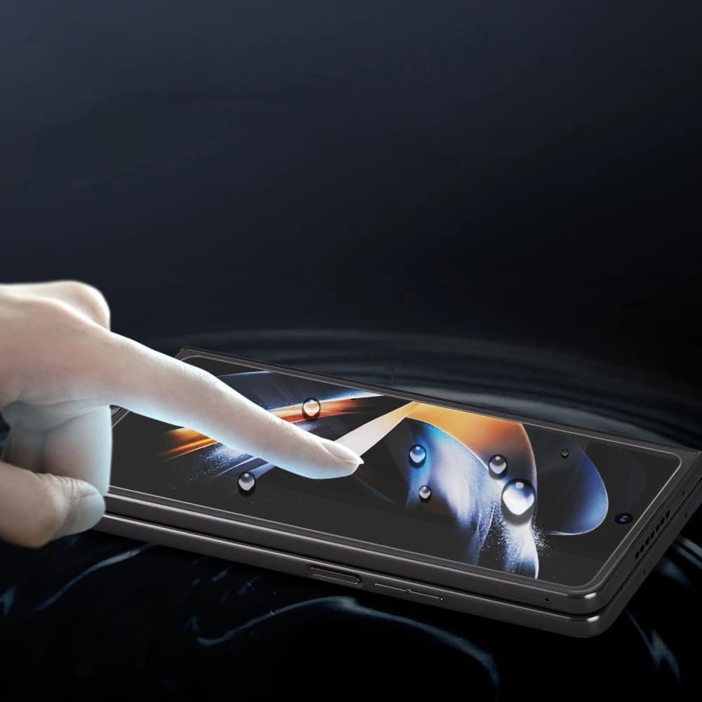 Whitestone Dome Samsung Gehärtetes Glas mit UV-Kleber Glas Galaxy Z Fold 5 Klar [2 PACK] - 4