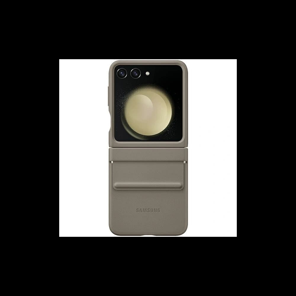 Samsung Case Galaxy Z Flip 5 EF-VF731PAEGWW etoupe Klappe ECO-Leder Etui - 1