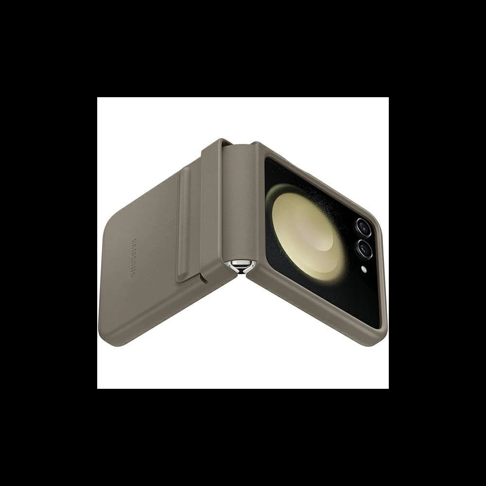 Samsung Case Galaxy Z Flip 5 EF-VF731PAEGWW etoupe Klappe ECO-Leder Etui - 3