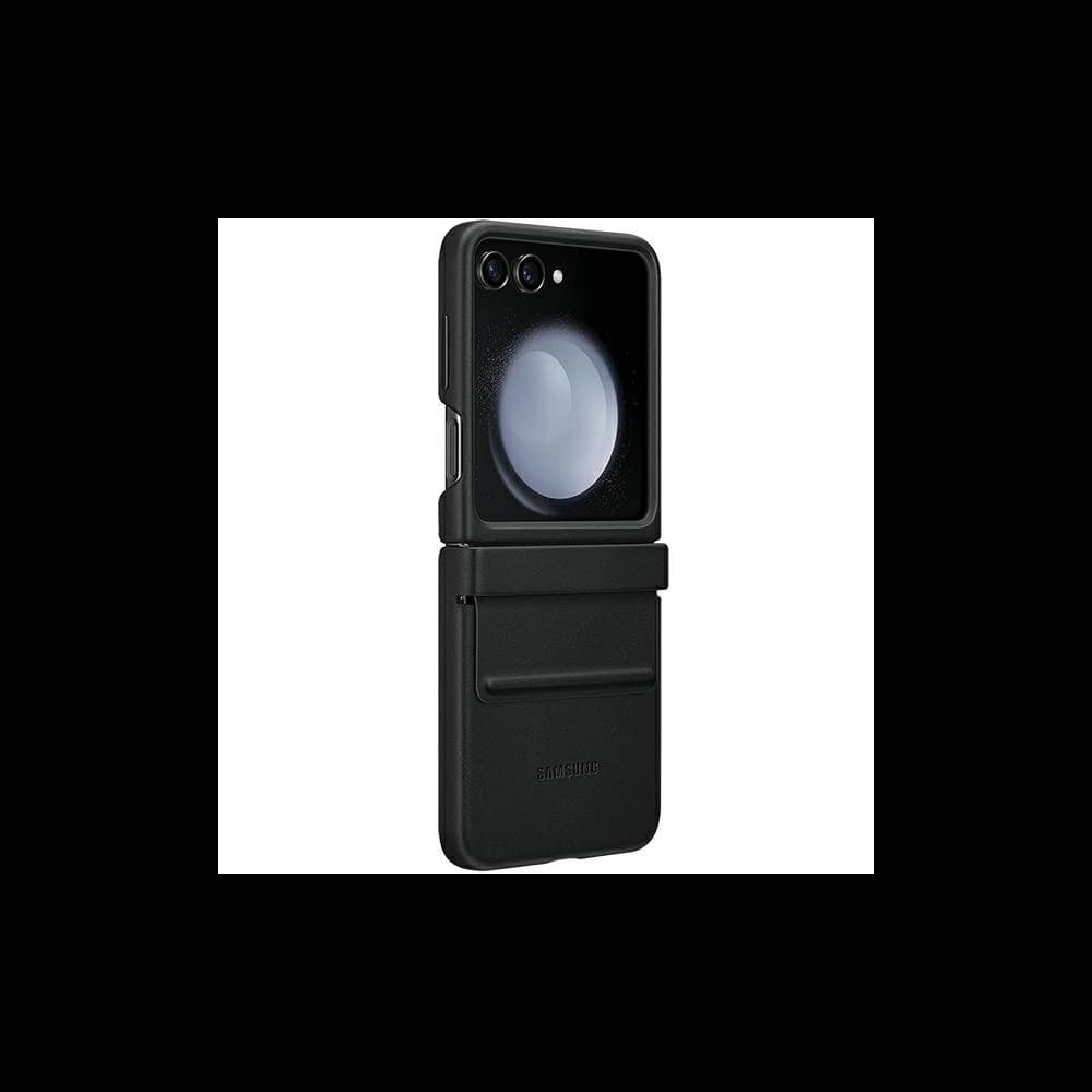 Samsung Tasche Galaxy Z Flip 5 EF-VF731PBEGWW schwarz/schwarz Flap ECO-Leder Tasche - 2