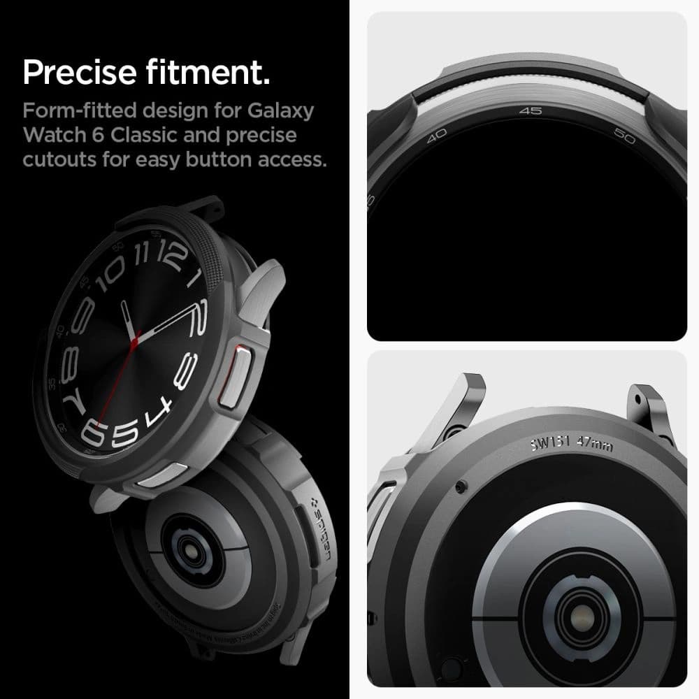Spigen Liquid Air Samsung Galaxy Watch 6 Classic 47mm Matte Black - 16