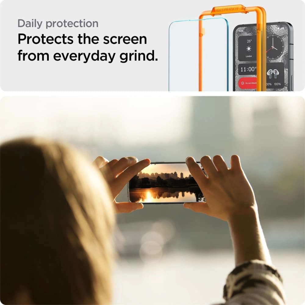 Spigen GLAS.tR AlignMaster Nothing Phone 2 Clear [2 PACK] - 9