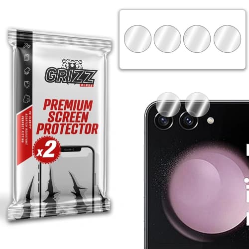 GrizzGlass Samsung HybridGlass Kameraglas für Galaxy Z Flip 5