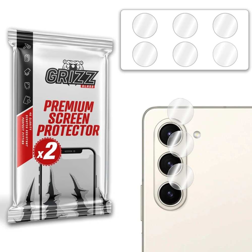 GrizzGlass Samsung HybridGlass Kameraglas für Galaxy Z Fold 5 - 1