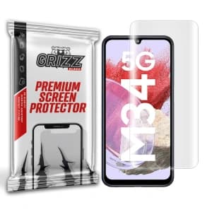 GrizzGlass Samsung Hydrogelfolie Hydrofilm für Galaxy M34 5G