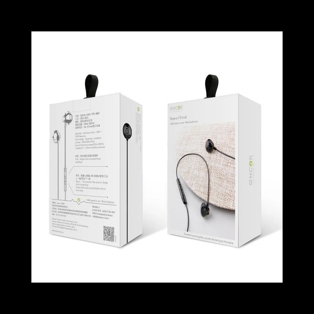 Baseus Encok H06 Wired Headphones Black - 6