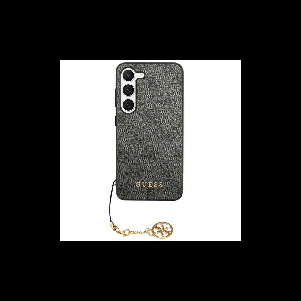 Guess Samsung Tasche GUHCZFD5GF4GGR Galaxy Z Fold 5 Hartschalenkoffer 4G Charms Collection grau/grau - 1