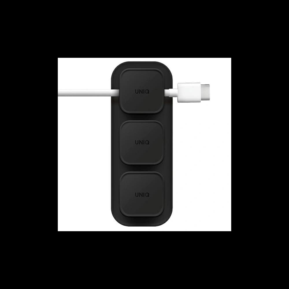 UNIQ Pod Mag Kabelorganisator + Sockel dunkelgrau/charcoal dunkelgrau - 1