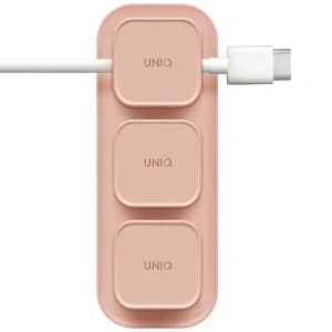 UNIQ Pod Mag to cables + base blush pink