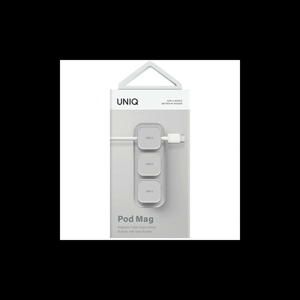 UNIQ Pod Mag Kabelorganisator + Sockel grau/kreidegrau - 4