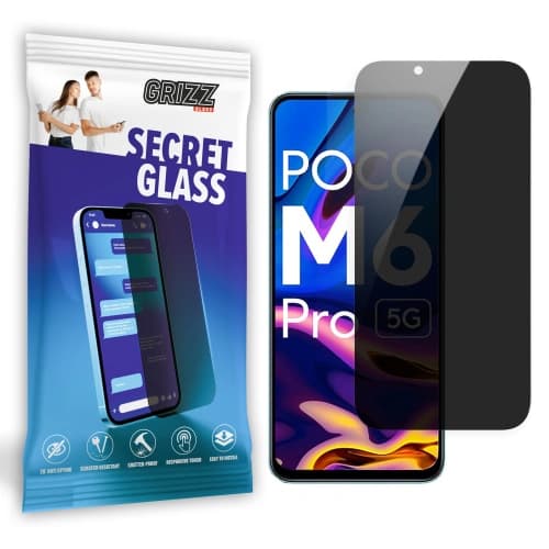 GrizzGlass Matte SecretGlass Xiaomi POCO M6 Pro 5G