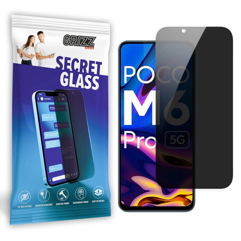 GrizzGlass Matte SecretGlass Xiaomi POCO M6 Pro 5G - 1