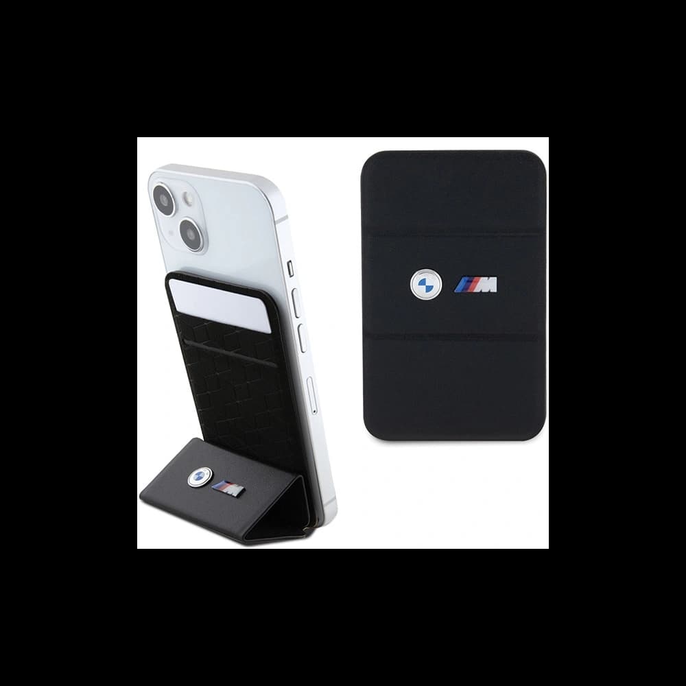 BMW Wallet Card Slot Stand BMWCSMMPGK MagSafe M Edition Collection black - 1