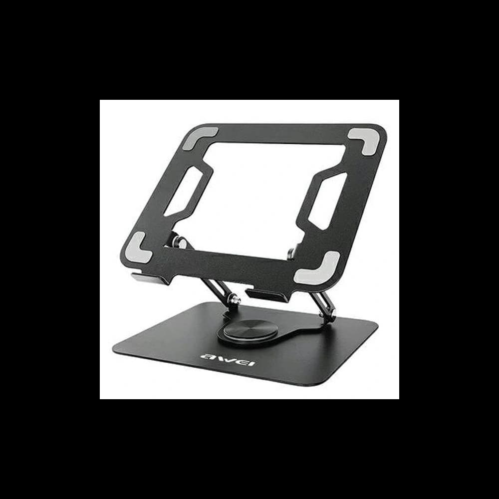 AWEI X46 drehbare Tischhalterung für Laptops bis zu 16" schwarz/schwarz - 1