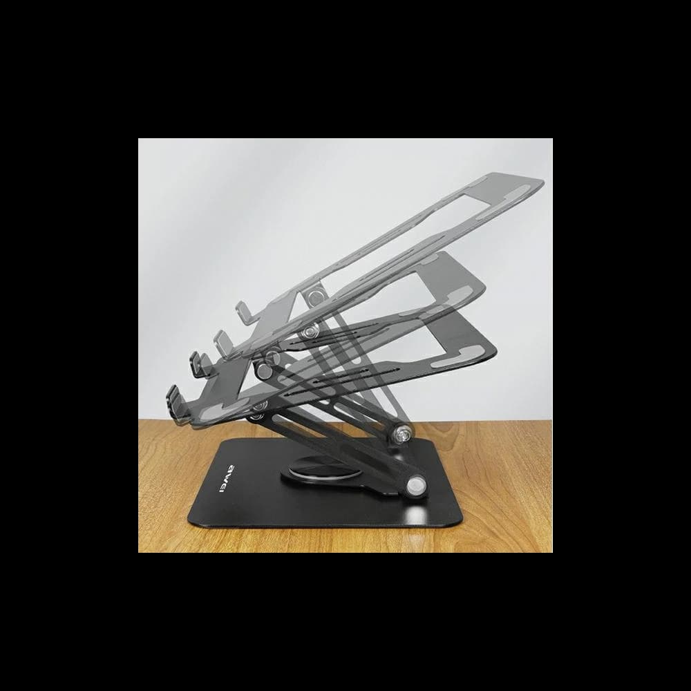 AWEI X46 drehbare Tischhalterung für Laptops bis zu 16" schwarz/schwarz - 5